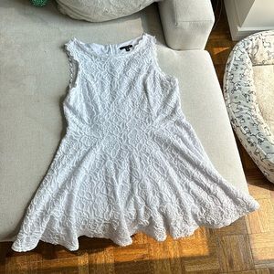 White graduation dress